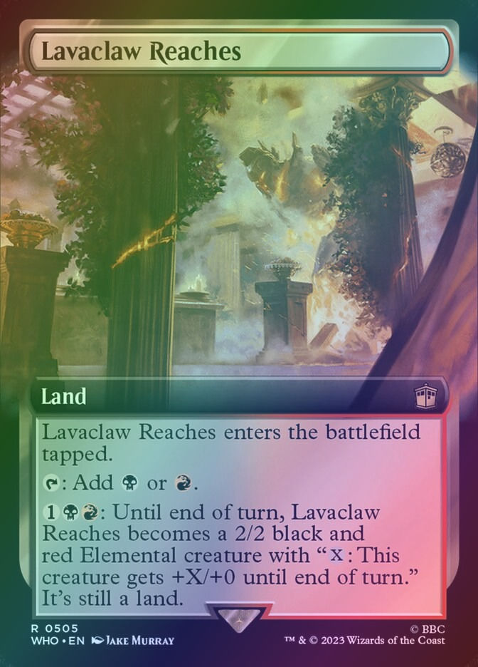 Lavaclaw Reaches (WHO) (505) / Extended Art / Foil