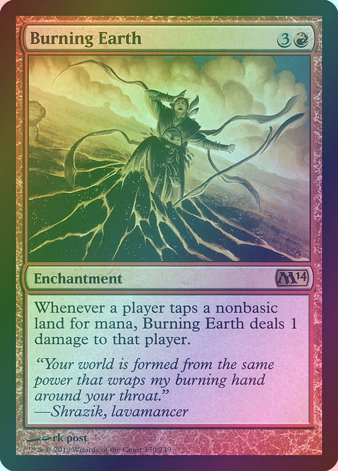 Burning Earth (M14) (130) / Foil