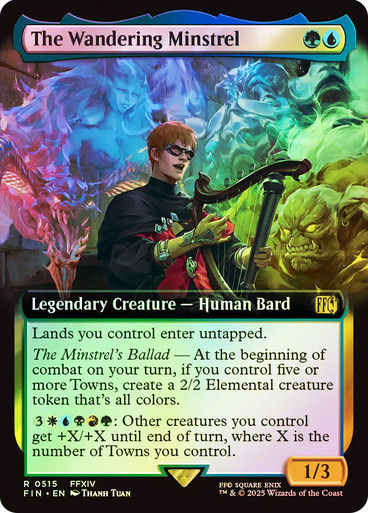 The Wandering Minstrel (FIN) (515) / Extended Art / Foil