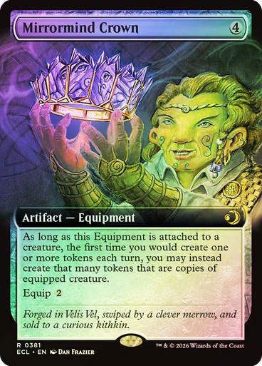 Mirrormind Crown (ECL) (381) / Extended Art / Foil
