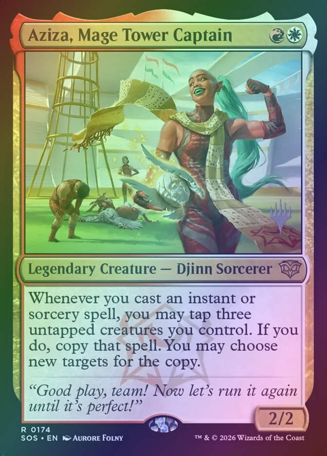 Aziza, Mage Tower Captain (PSOS) (174p) / Foil