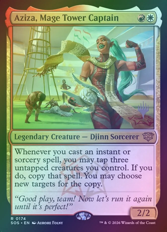 Aziza, Mage Tower Captain (PSOS) (174p) / Foil