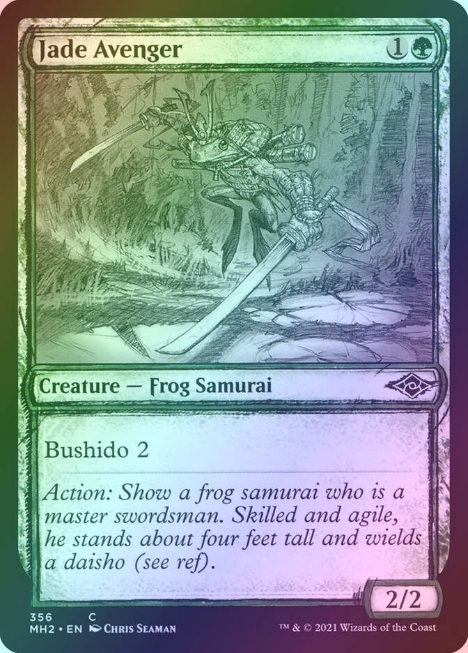 Jade Avenger (MH2) (356) / Showcase / Foil