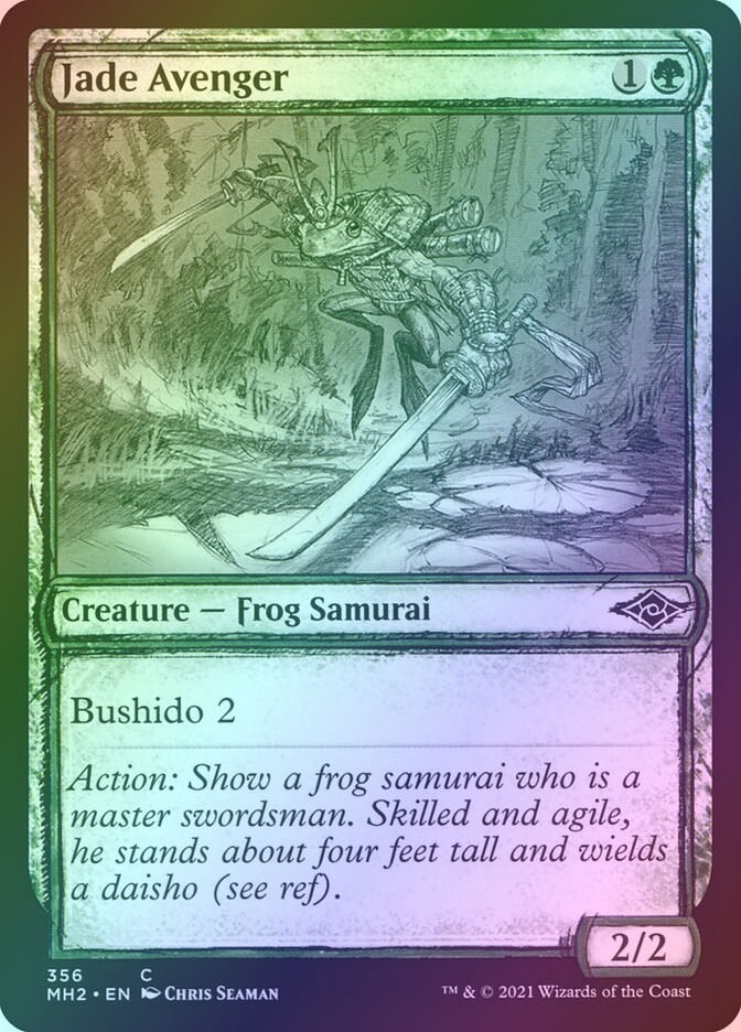 Jade Avenger (MH2) (356) / Showcase / Foil