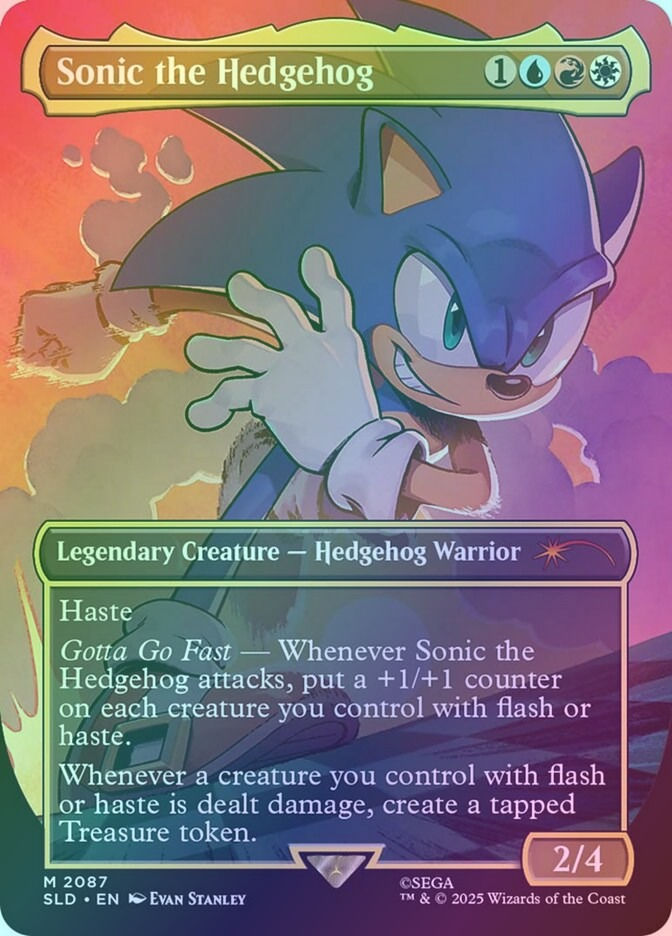 Sonic the Hedgehog (SLD) (2087) / Borderless / Foil