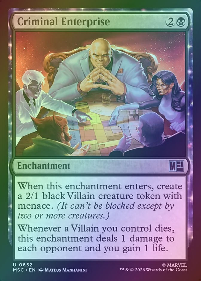 Criminal Enterprise (MSC) (652) / Foil