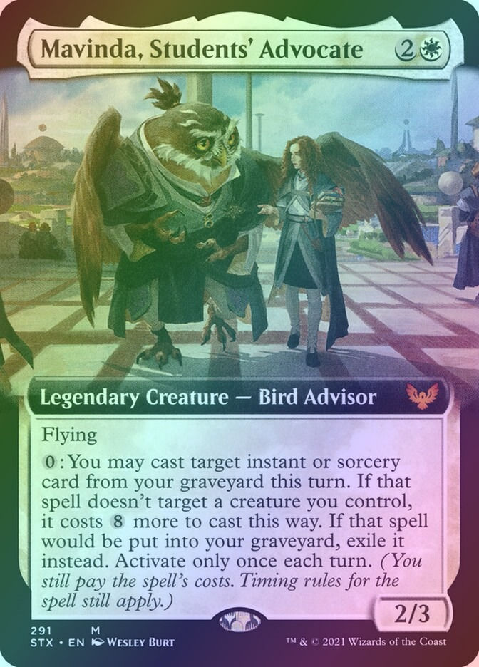 Mavinda, Students' Advocate (STX) (291) / Extended Art / Foil