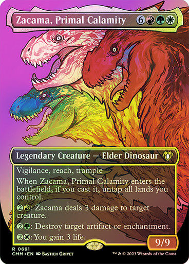 Zacama, Primal Calamity (cmm) / Borderless / Foil
