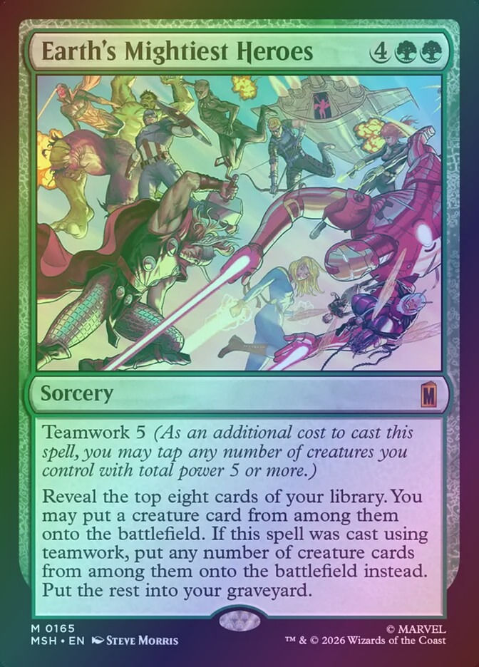 Earth's Mightiest Heroes (MSH) (165) / Foil
