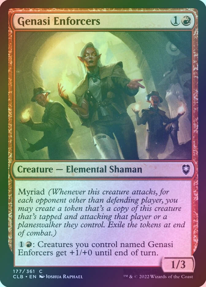 Genasi Enforcers (CLB) (177) / Foil