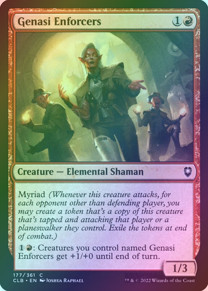 Genasi Enforcers (CLB) (177) / Foil