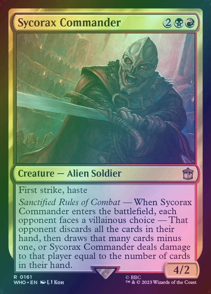 Sycorax Commander (WHO) (161) / Foil