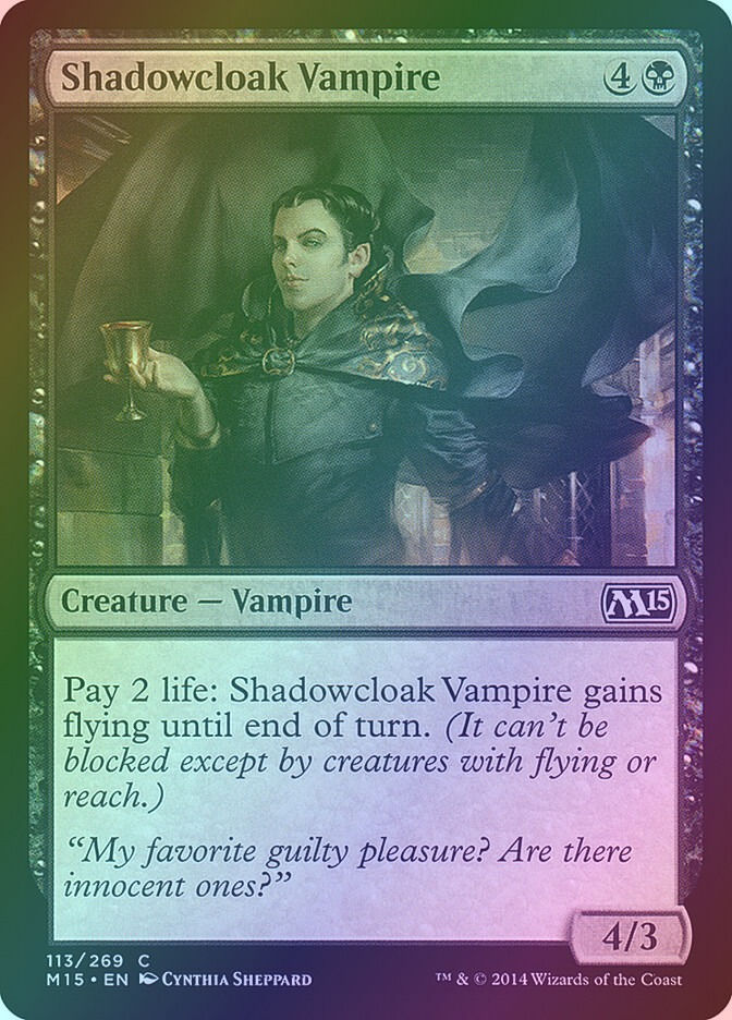 Shadowcloak Vampire (M15) (113) / Foil