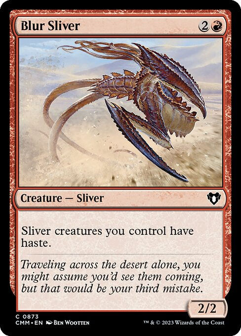 Blur Sliver (cmm) (Commander Deck)