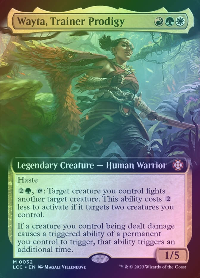 Wayta, Trainer Prodigy (LCC) (32) / Extended Art / Foil