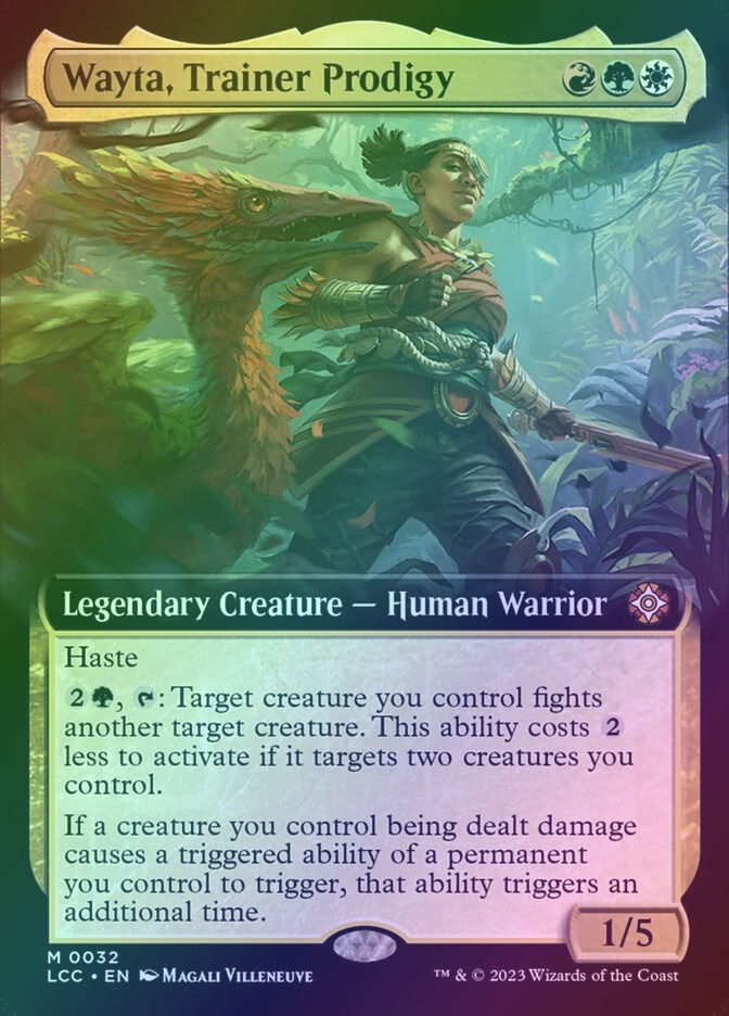 Wayta, Trainer Prodigy (LCC) (32) / Extended Art / Foil