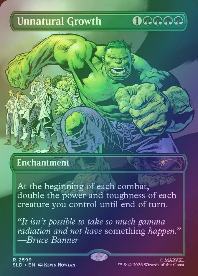 Unnatural Growth (SLD) (2599) / Borderless / Foil