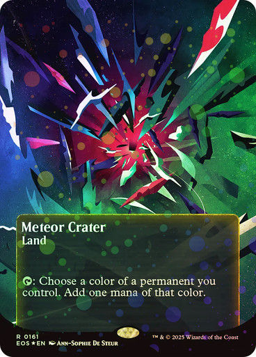 Meteor Crater (EOS) (161) / Borderless Galaxy Foil