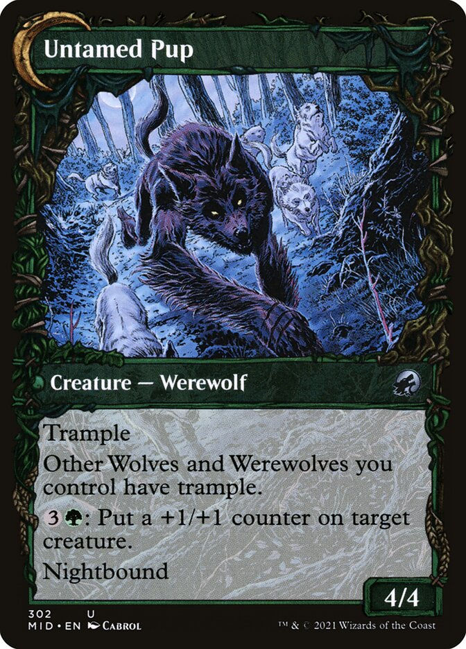 Hound Tamer // Untamed Pup (MID) (302) / Showcase — cara 2 de 2