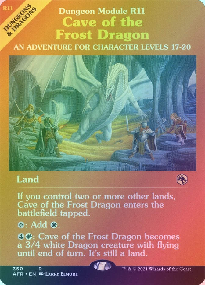 Cave of the Frost Dragon (AFR) (350) / Showcase / Foil