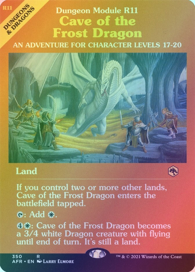Cave of the Frost Dragon (AFR) (350) / Showcase / Foil