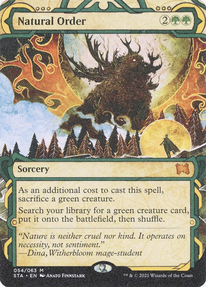Natural Order (STA) (54) / Borderless / Showcase / Foil Etched