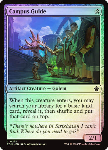 Campus Guide (FDN) (251) / Foil