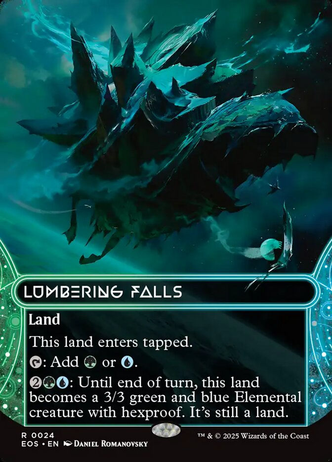 Lumbering Falls (EOS) (24) / Borderless