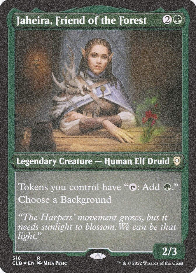 Jaheira, Friend of the Forest (CLB) (518) / Foil Etched