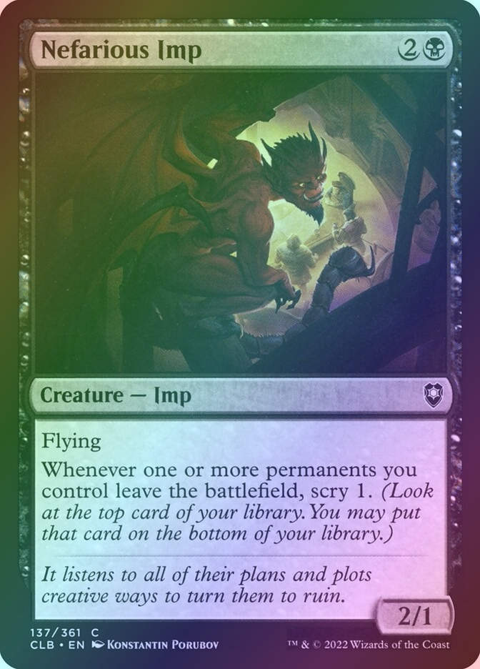 Nefarious Imp (CLB) (137) / Foil
