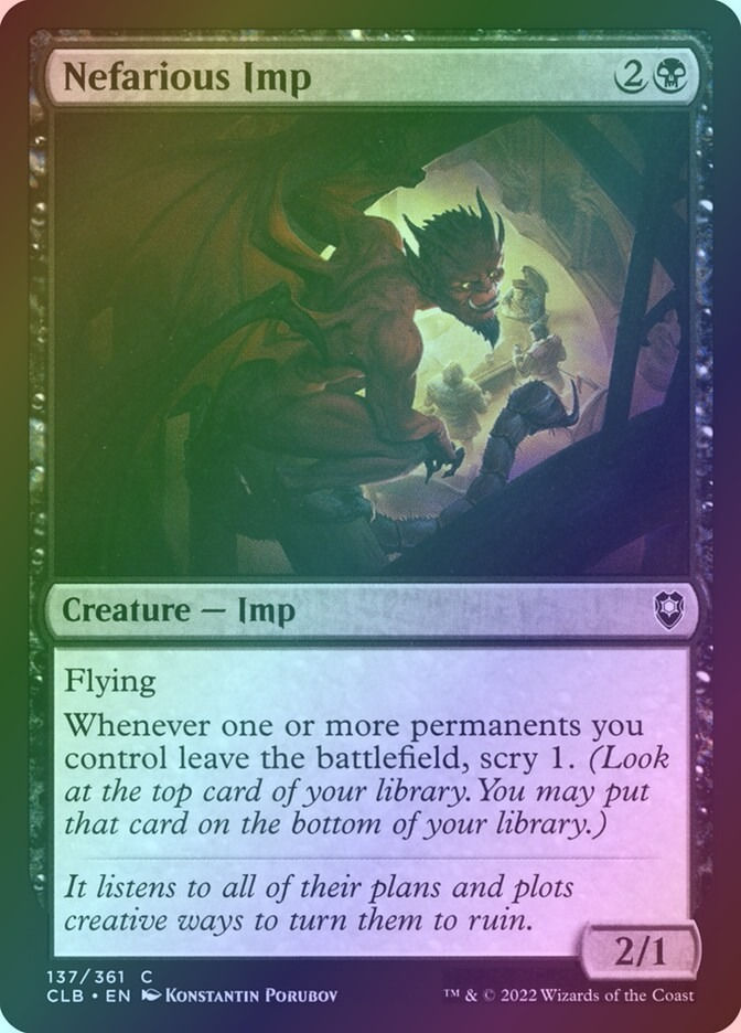 Nefarious Imp (CLB) (137) / Foil