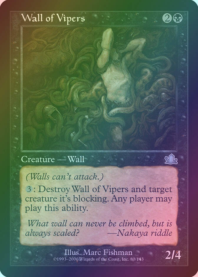 Wall of Vipers (PCY) (80) / Foil