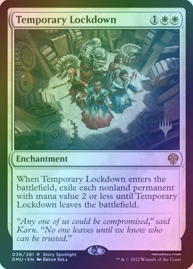 Temporary Lockdown (PDMU) (36p) / Foil