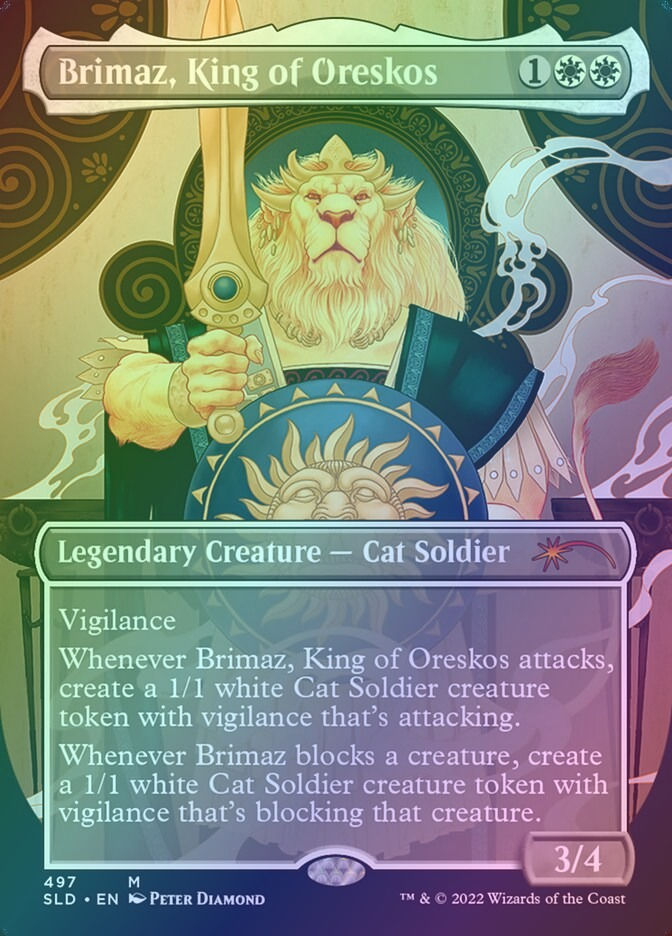 Brimaz, King of Oreskos (SLD) (497) / Borderless / Foil