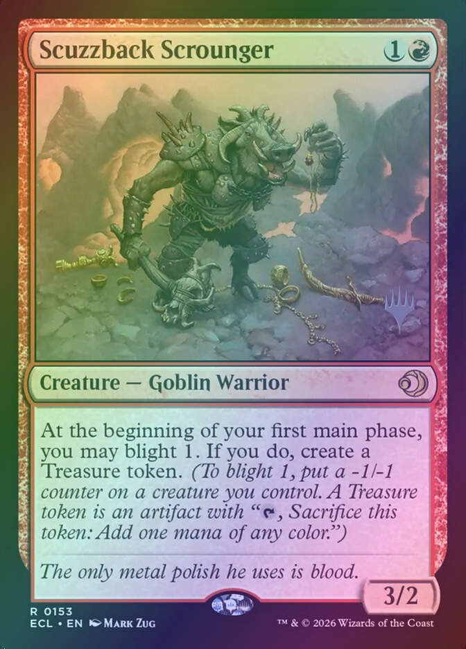 Scuzzback Scrounger (PECL) (153p) / Foil