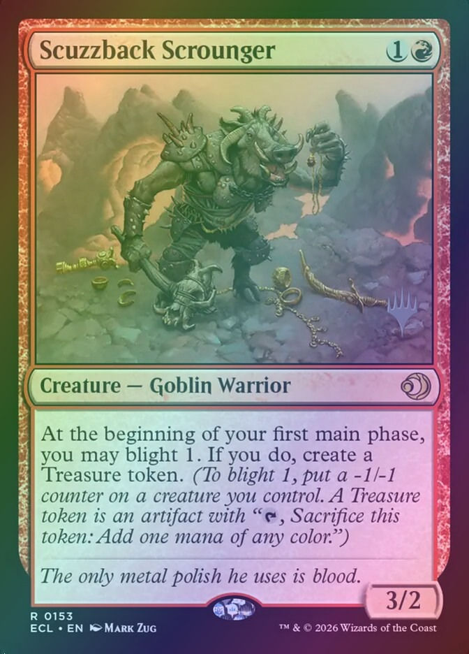 Scuzzback Scrounger (PECL) (153p) / Foil
