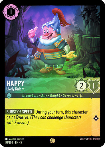 Happy - Lively Knight (LOR_SHS) / Foil