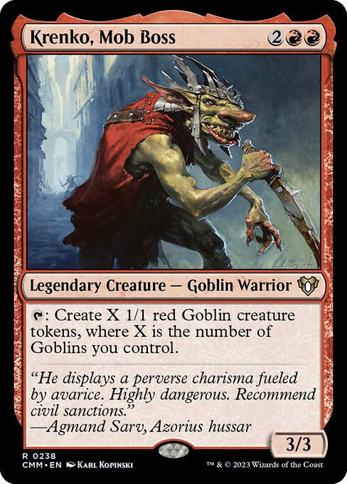 Krenko, Mob Boss (cmm)