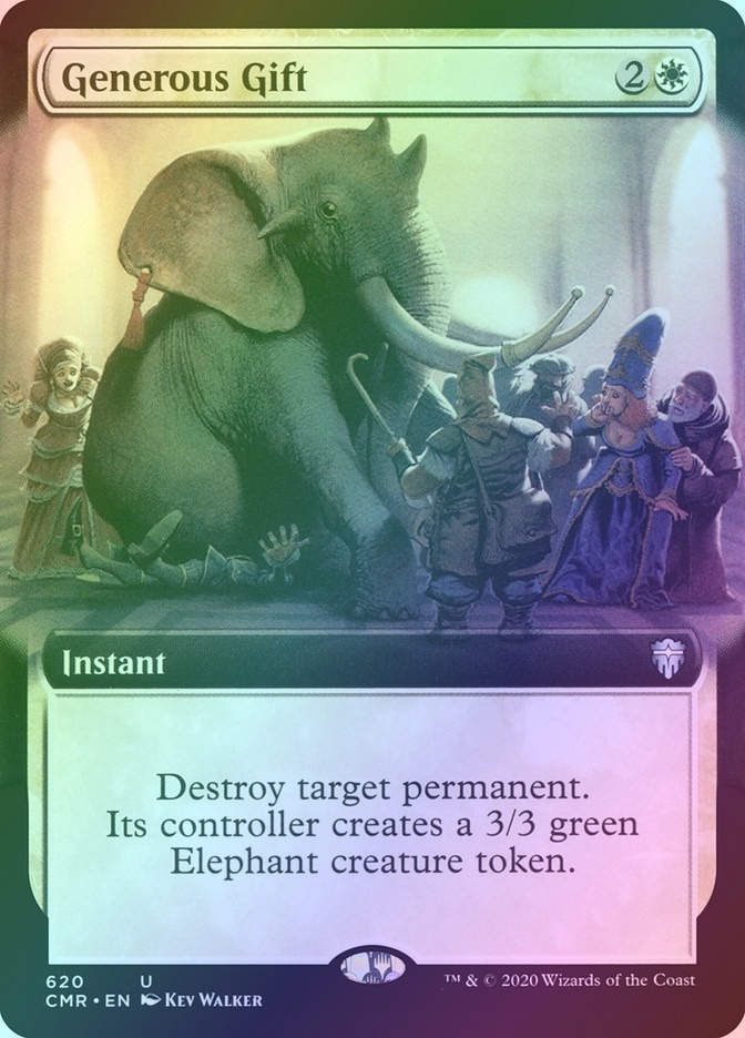 Generous Gift (CMR) (620) / Extended Art / Foil