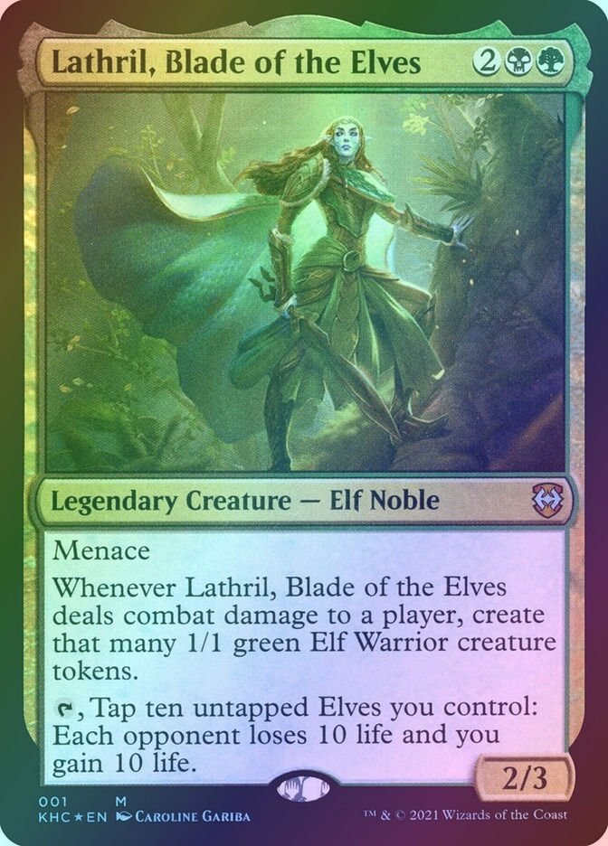 Lathril, Blade of the Elves (KHC) (1) / Foil