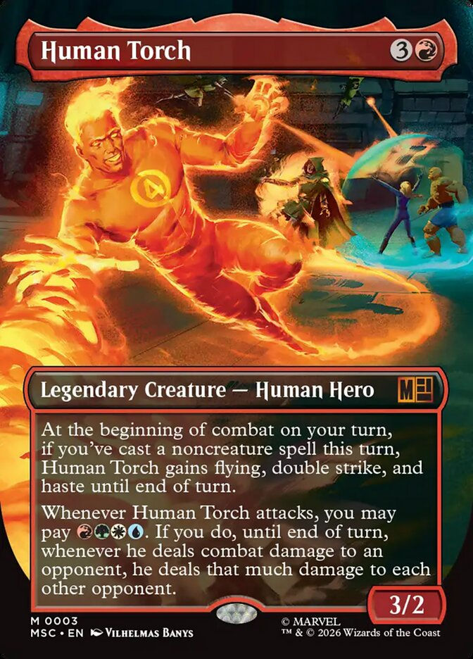 Human Torch (MSC) (3) / Borderless