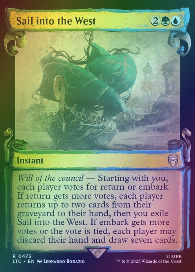 Sail into the West (LTC) (475) / Showcase / Foil