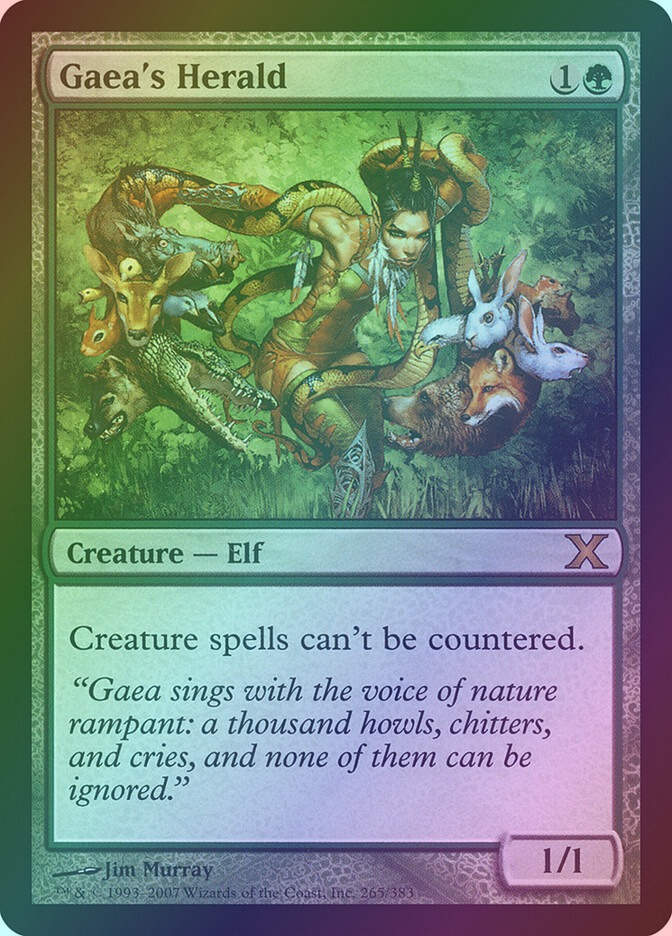 Gaea's Herald (10E) (265) / Foil