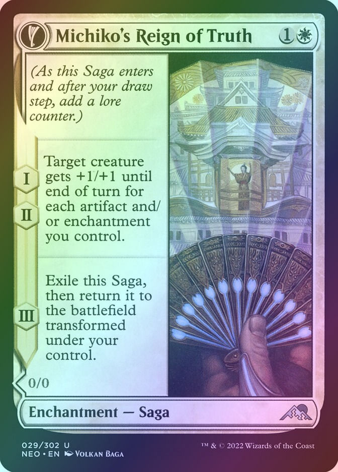 Michiko's Reign of Truth // Portrait of Michiko (NEO) (29) / Foil — cara 1 de 2