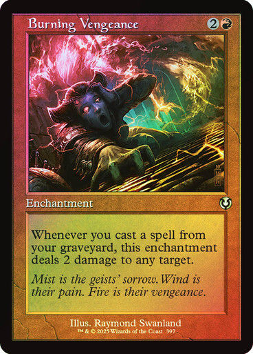 Burning Vengeance (INR) (397) / Foil Retro