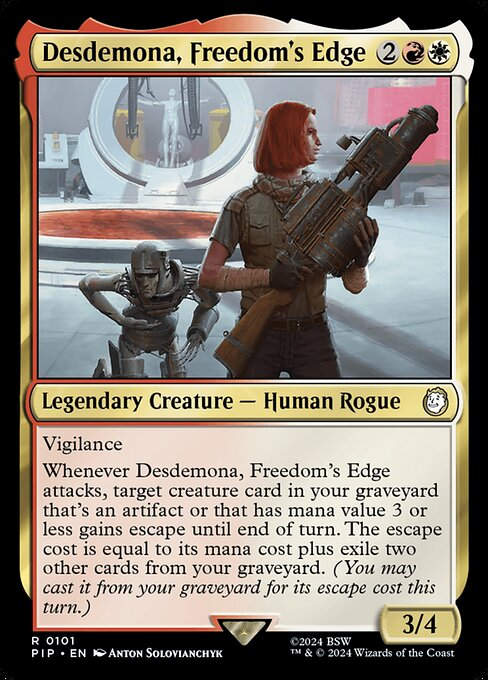 Desdemona, Freedom's Edge (pip) (101)
