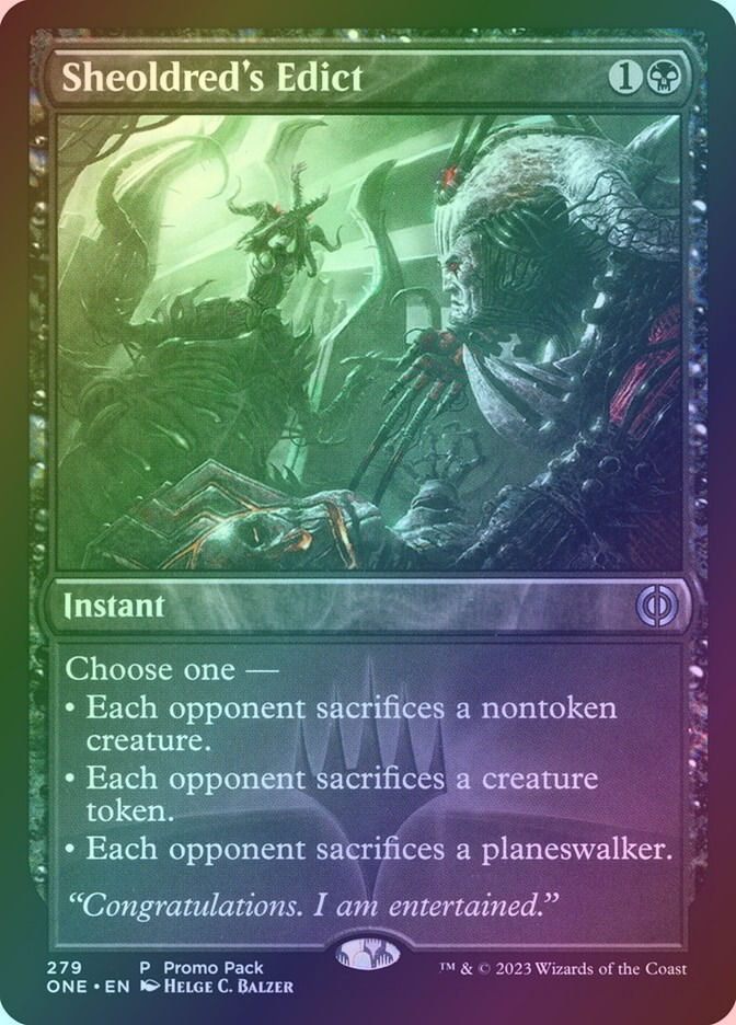 Sheoldred's Edict (ONE) (279) / Foil