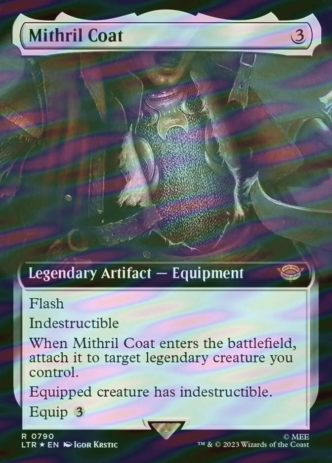Mithril Coat (LTR) (790) / Extended Art / Surge Foil