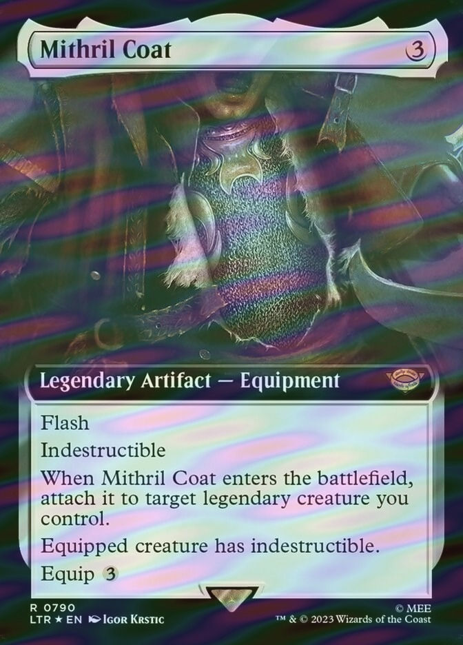 Mithril Coat (LTR) (790) / Extended Art / Surge Foil