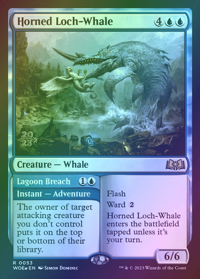 Horned Loch-Whale // Lagoon Breach (PWOE) (53s) / Foil
